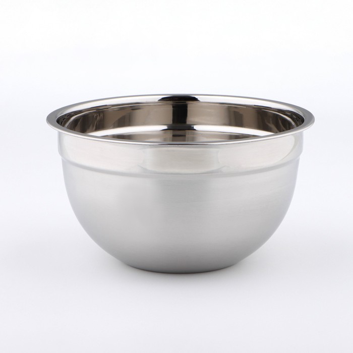 

Миска с мерной шкалой, 22х12 см, 1,6 л, толщина 0,6 мм, Серебристый
