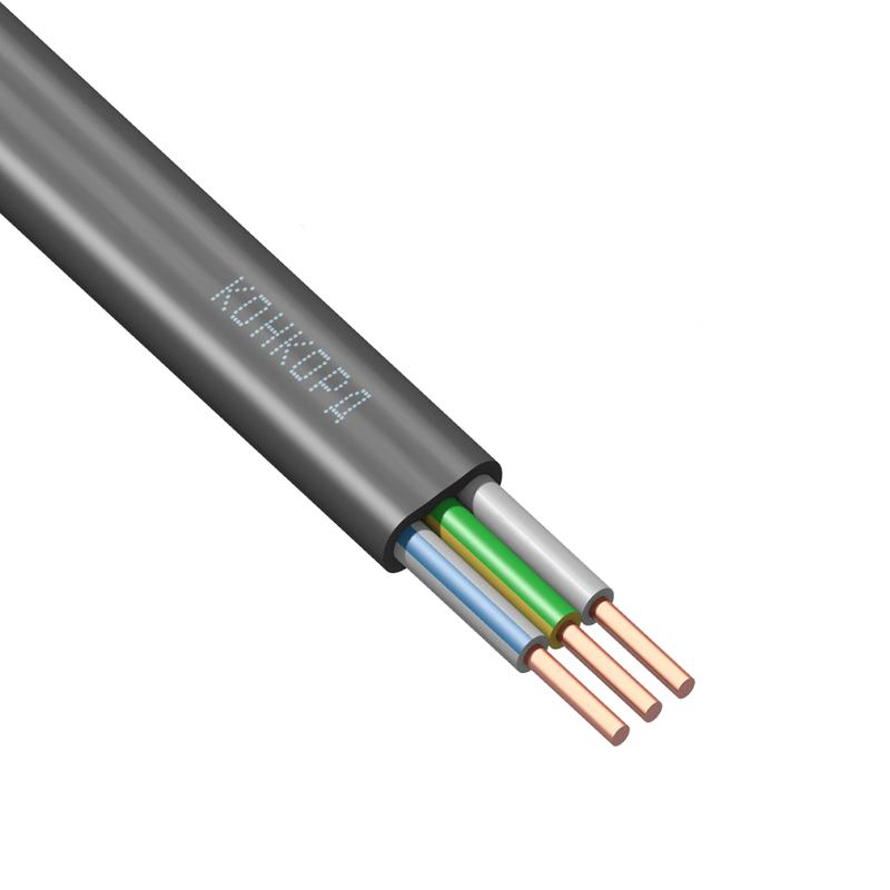 

Кабель ППГ-Пнг(А)-HF 3х1.5 (N PE) 0.66кВ (м) Конкорд 4458, Черный