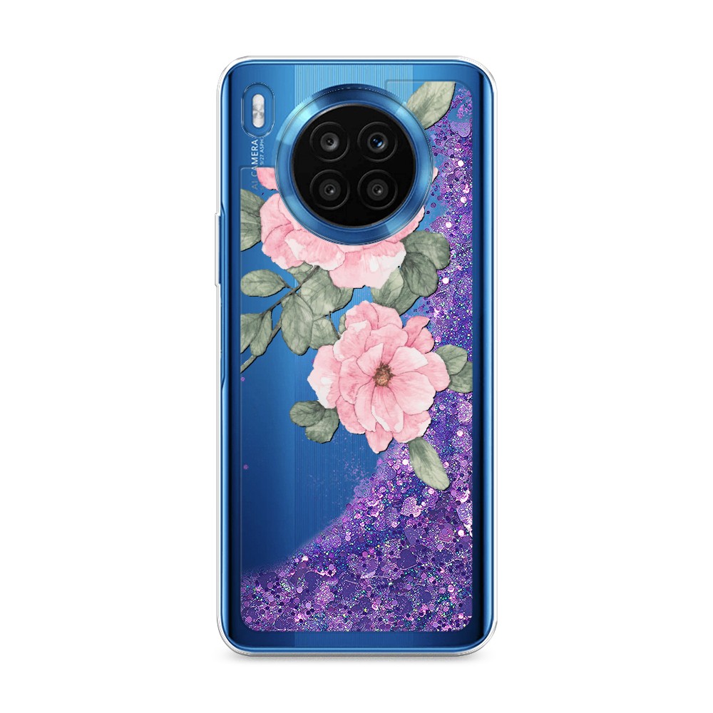 

Чехол Awog на Huawei Nova 8i/Honor 50 lite "Акварельные розовые цветы", Разноцветный, 6106492-1
