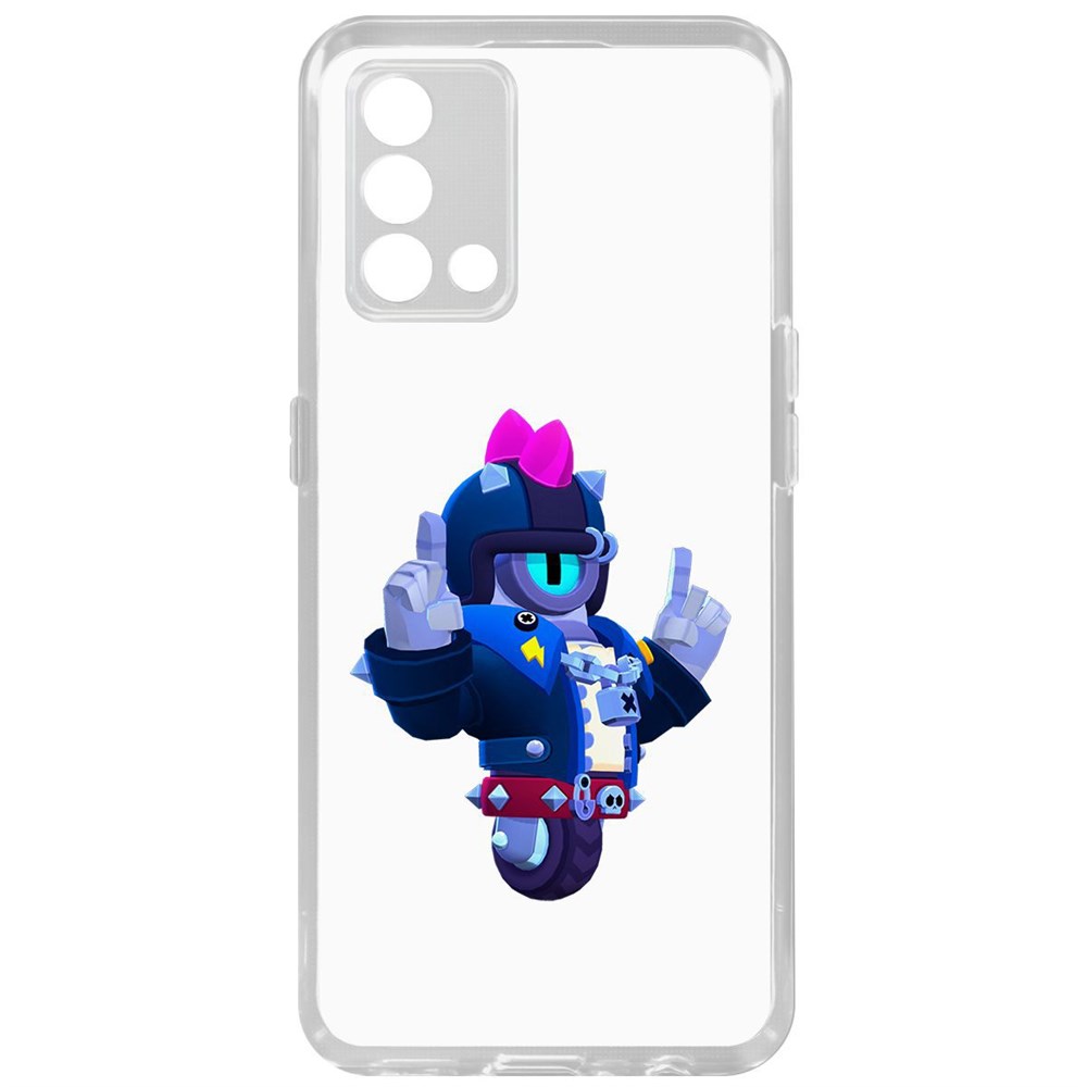 

Чехол-накладка Brawl Stars-Дикий Сту для Oppo A74, Прозрачный