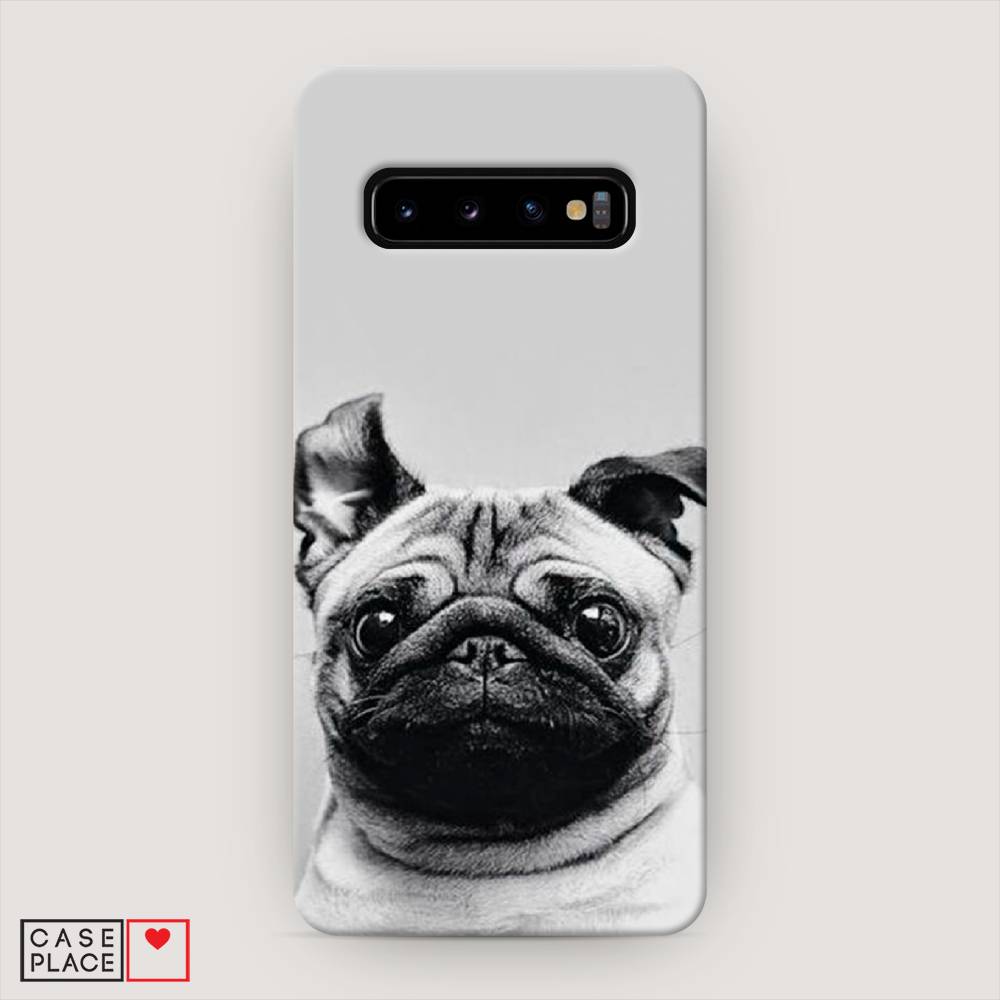 

Пластиковый чехол "Ушастый мопс" на Samsung Galaxy S10, 27020-1