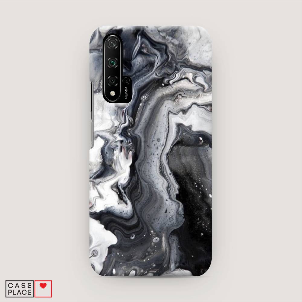 

Чехол Awog "Бело-черные сложные полосы" для Honor 20 Pro, 69320-2