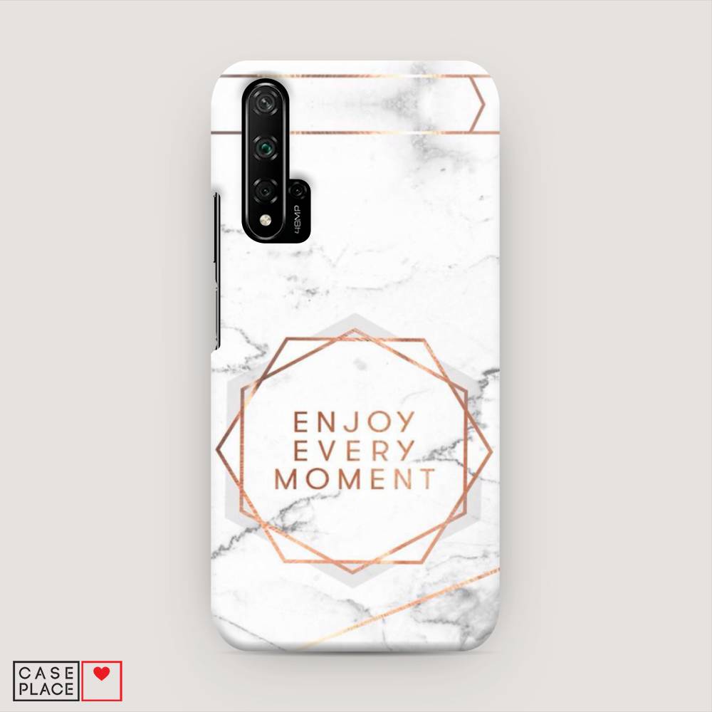

Чехол Awog "Enjoy every moment мрамор" для Honor 20 Pro, 69320-5