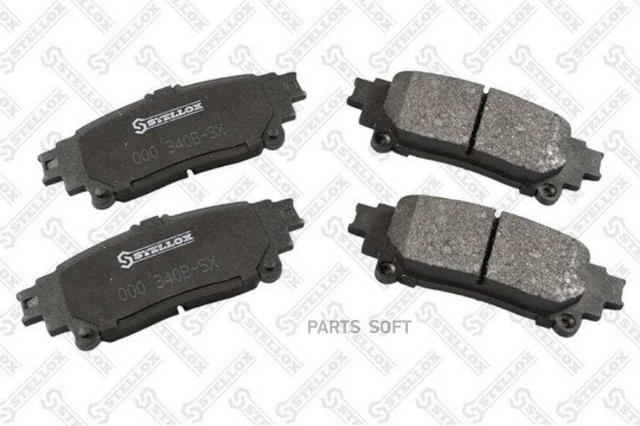 

Колодки дисковые з. с антискр. пл.\ Lexus RX 3.5 09> 000 340B-SX