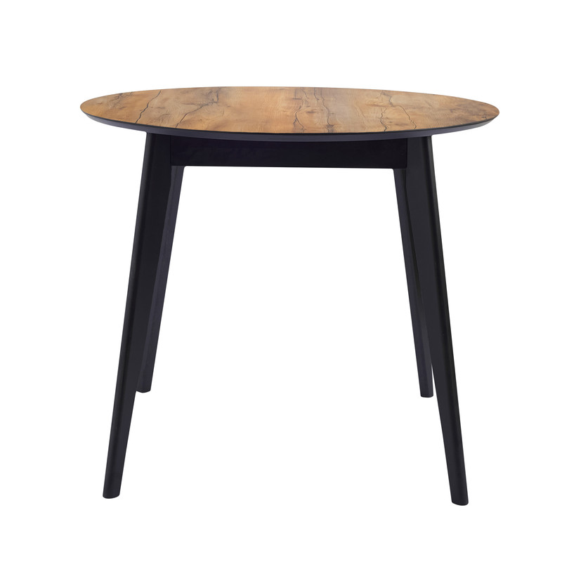 

Стол обеденный Daiva casa Орион classic 100х100 см нераздвижной, черный пластик таксус, Орион Classic