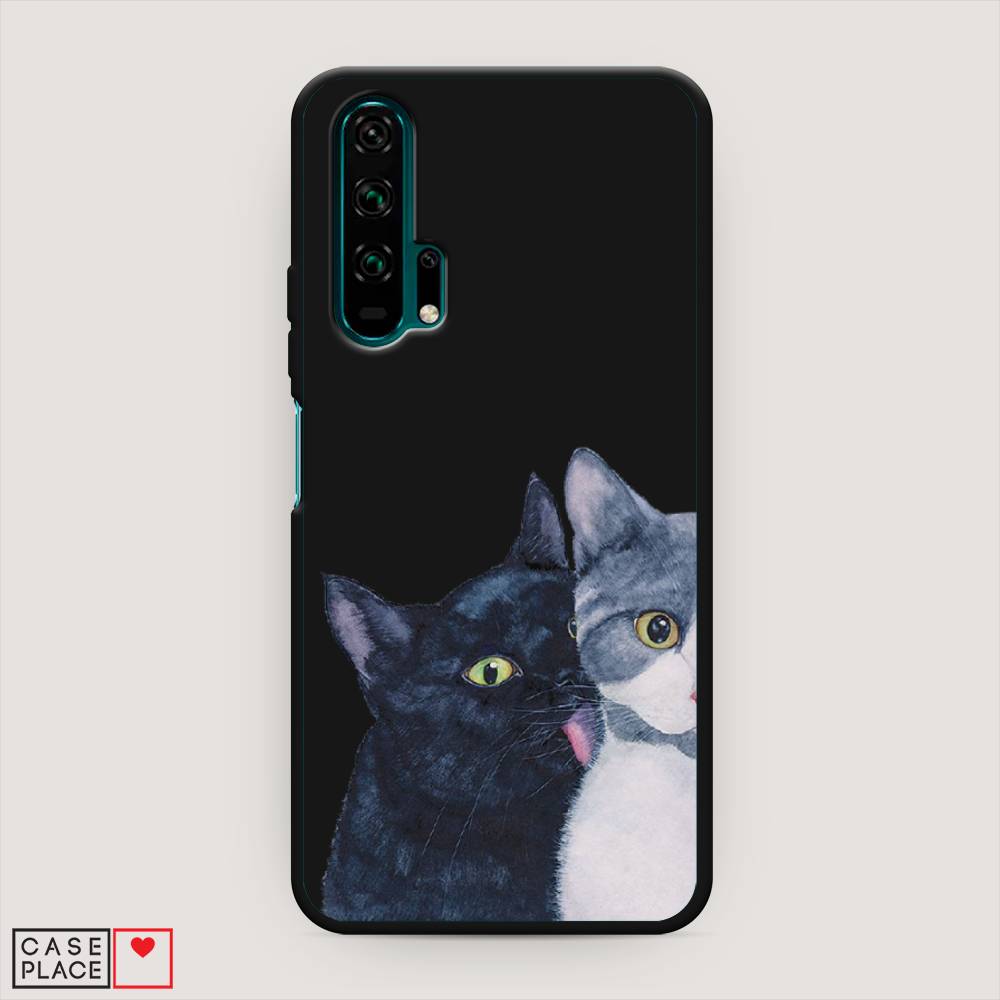 

Чехол Awog на Honor 20 Pro "Кошачья любовь", Разноцветный, 69352-1