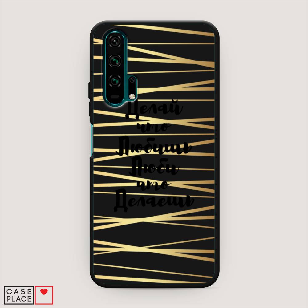 фото Чехол awog "делай что любишь" для honor 20 pro