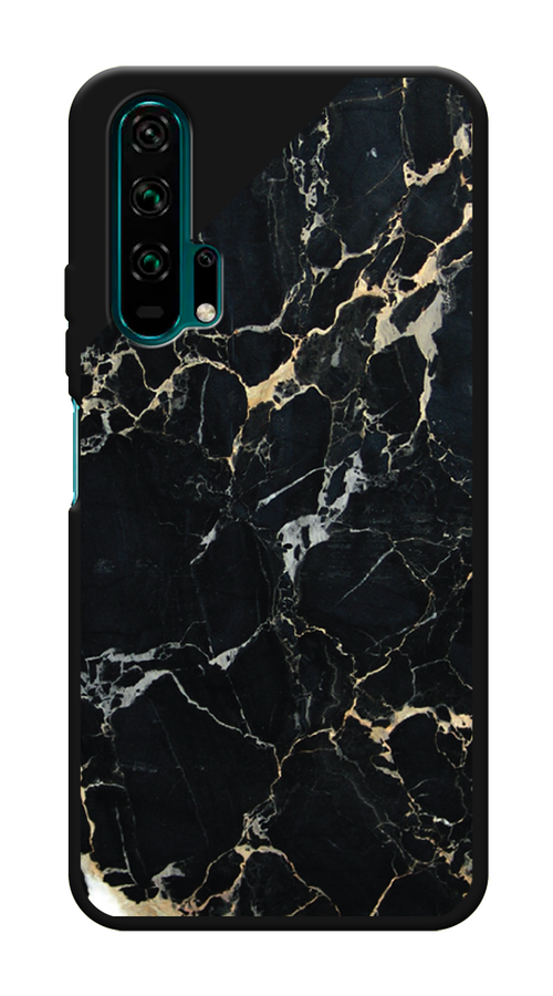 

Чехол Awog на Honor 20 Pro "Черный мрамор уголок", Разноцветный, 69352-1