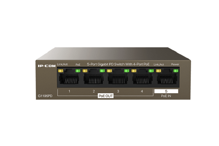 фото Коммутатор ip-com g1105pd коричневый