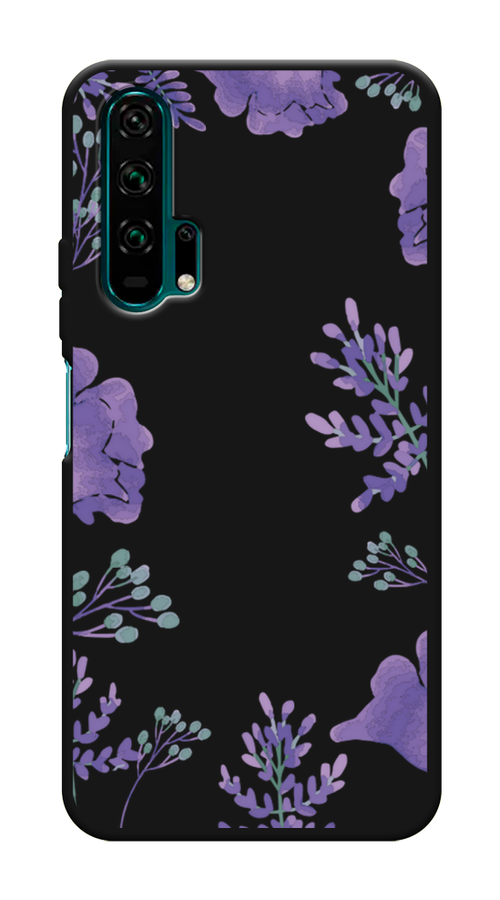 

Чехол Awog на Honor 20 Pro "Сиреневая цветочная рамка", Разноцветный, 69352-1