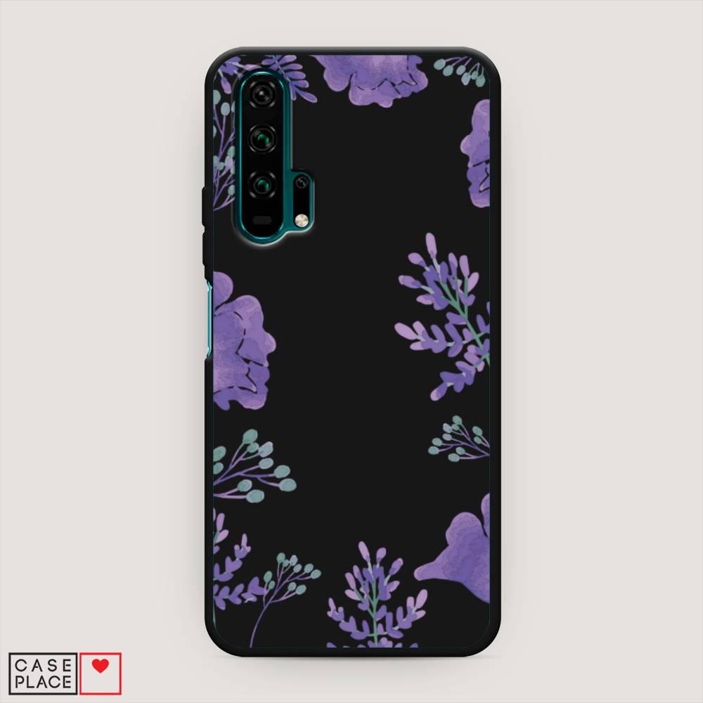 фото Чехол awog "сиреневая цветочная рамка" для honor 20 pro