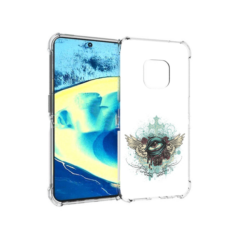 

Чехол MyPads Tocco для Nokia XR20 плачущий глаз с крыльями (PT161671.111.544), Прозрачный, Tocco