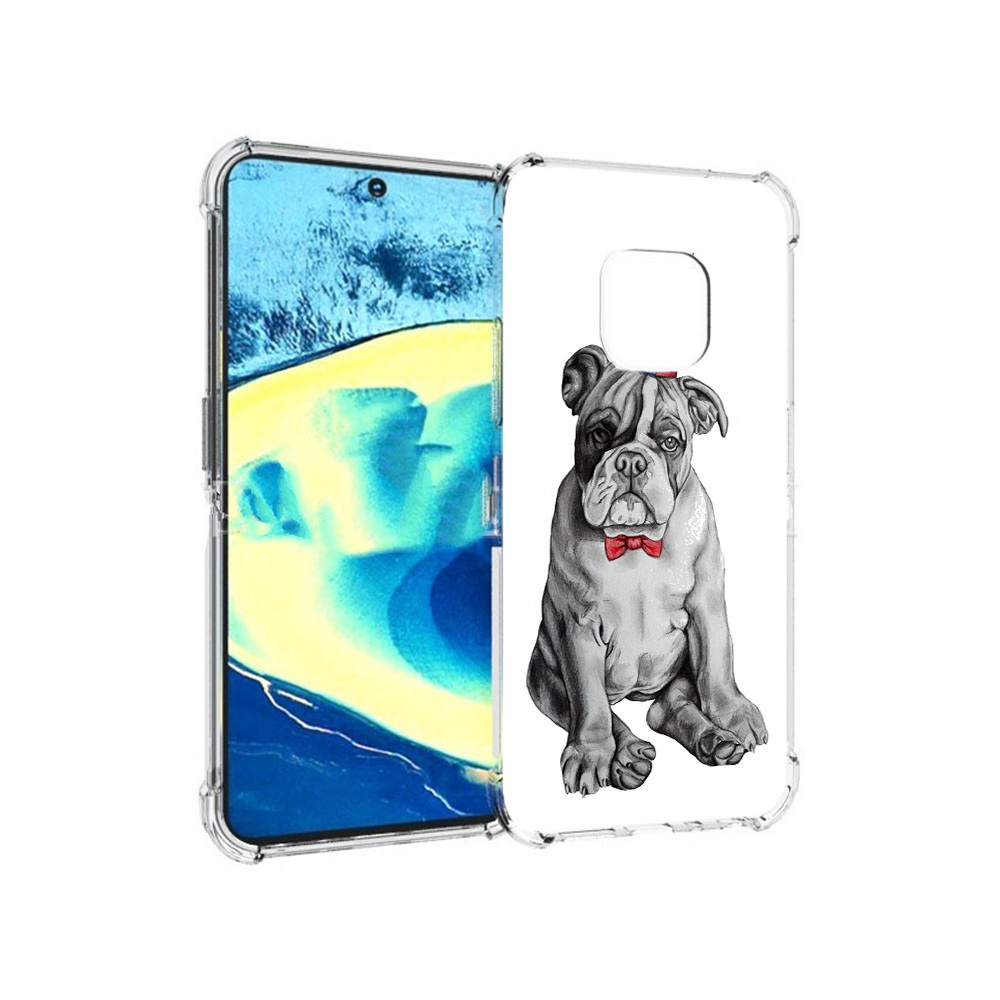 

Чехол MyPads Tocco для Nokia XR20 праздничный щенок (PT161671.111.554), Прозрачный, Tocco