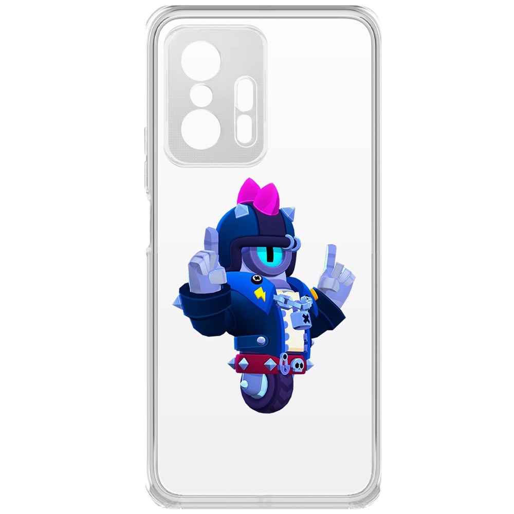 

Чехол-накладка Brawl Stars-Дикий Сту для Xiaomi 11T, Прозрачный