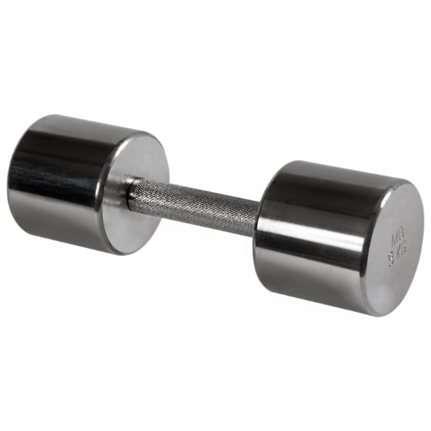 Неразборная гантель MB Barbell MB-FitM 1 x 9 кг, хром