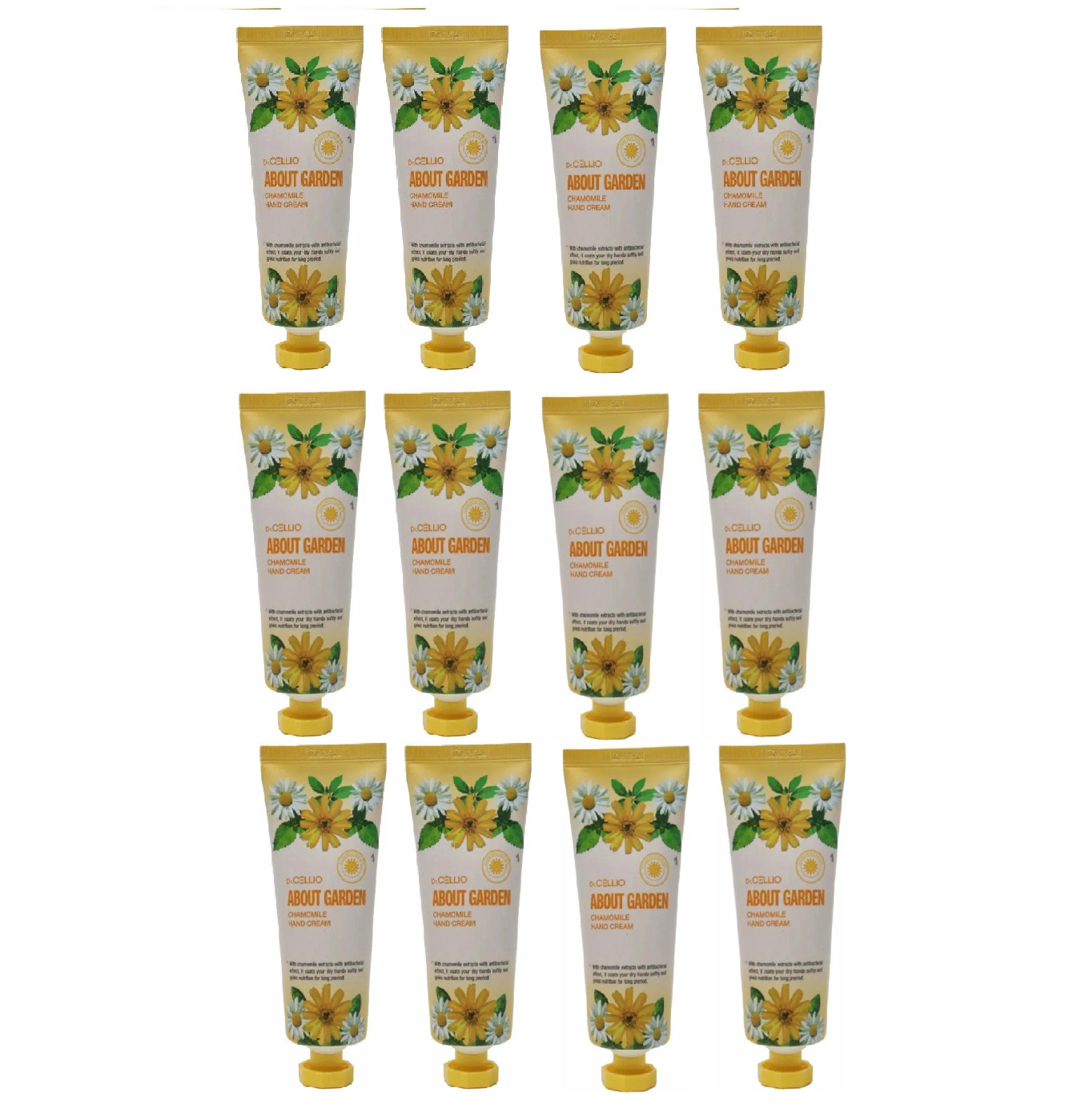

Крем для рук DR.CELLIO About Garden Chamolive Hand Cream с ромашкой 100 мл, 12 шт, About Garden Chamolive Hand Cream
