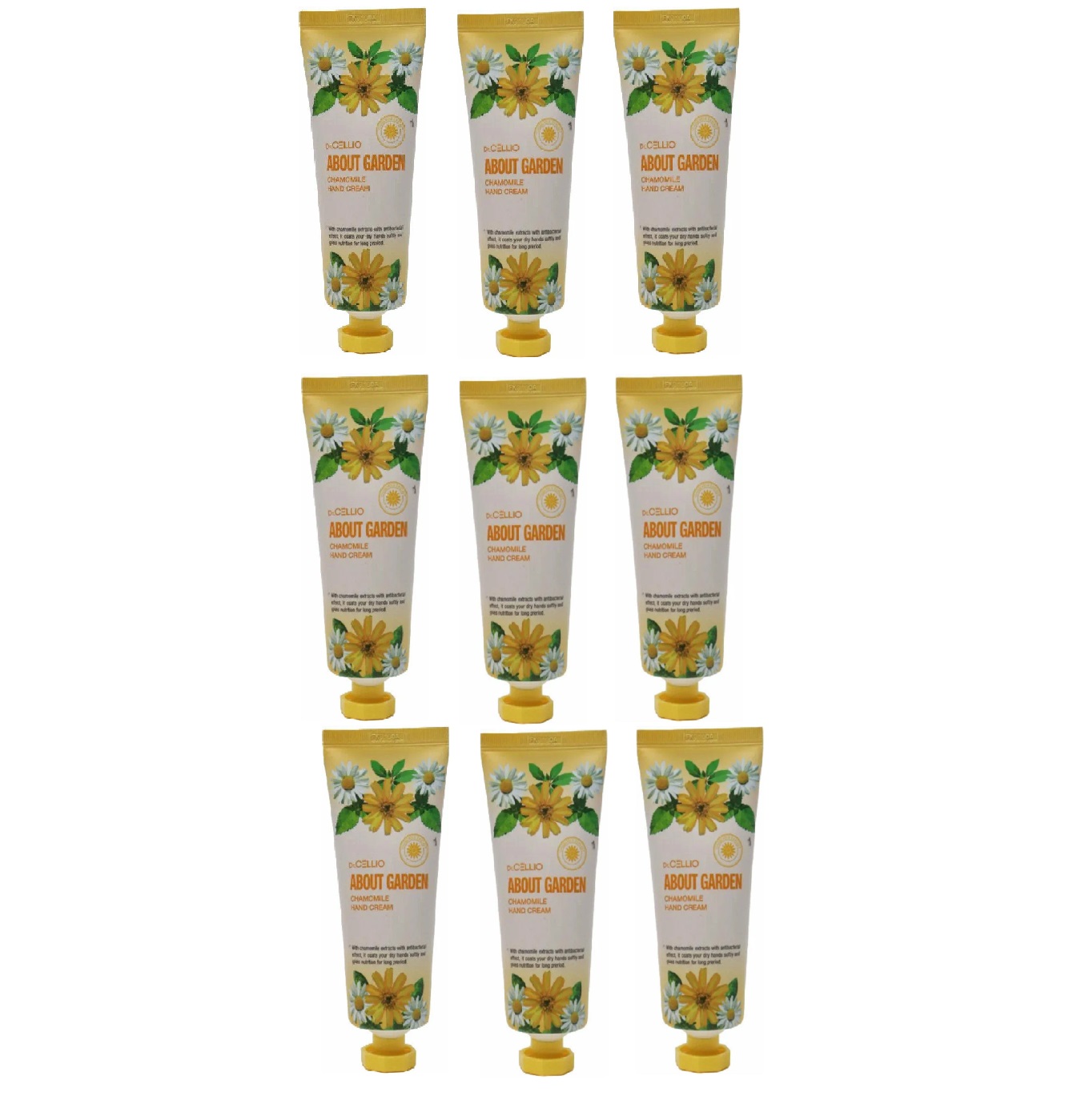 

Крем для рук DR.CELLIO About Garden Chamolive Hand Cream с ромашкой 100 мл, 9 шт, About Garden Chamolive Hand Cream