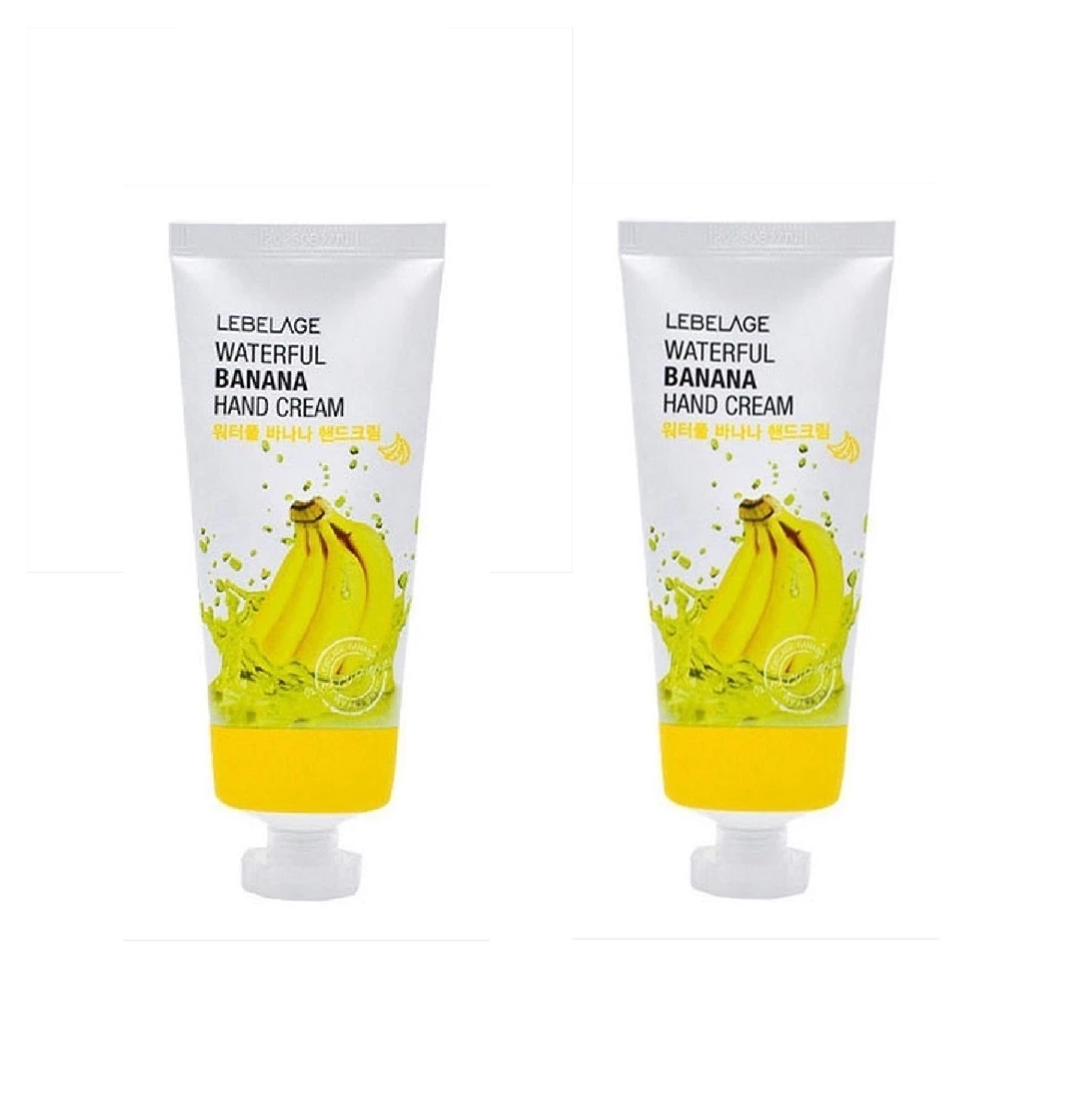 Крем для рук LEBELAGE Waterful Banana Hand Cream с экстрактом банана 100 мл, 2 шт