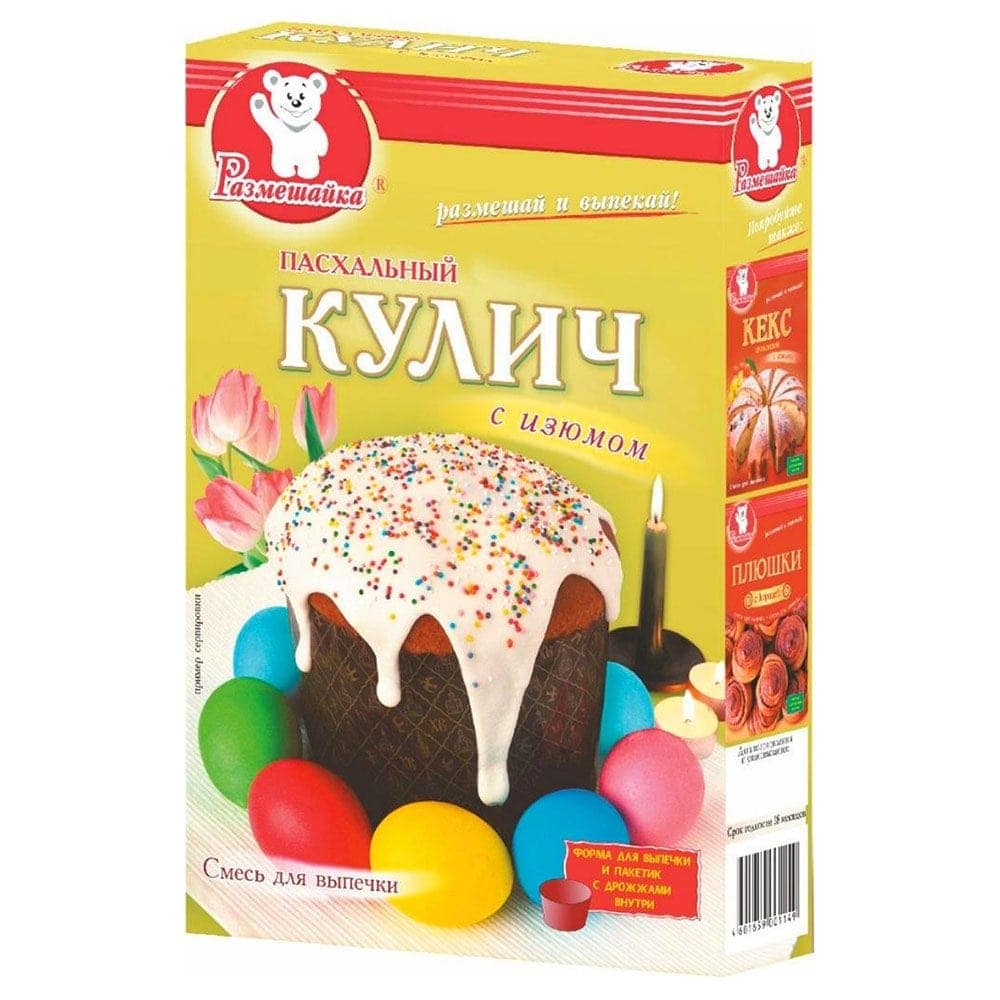 

Смесь для выпечки Размешайка Пасхальный кулич с изюмом, 288г