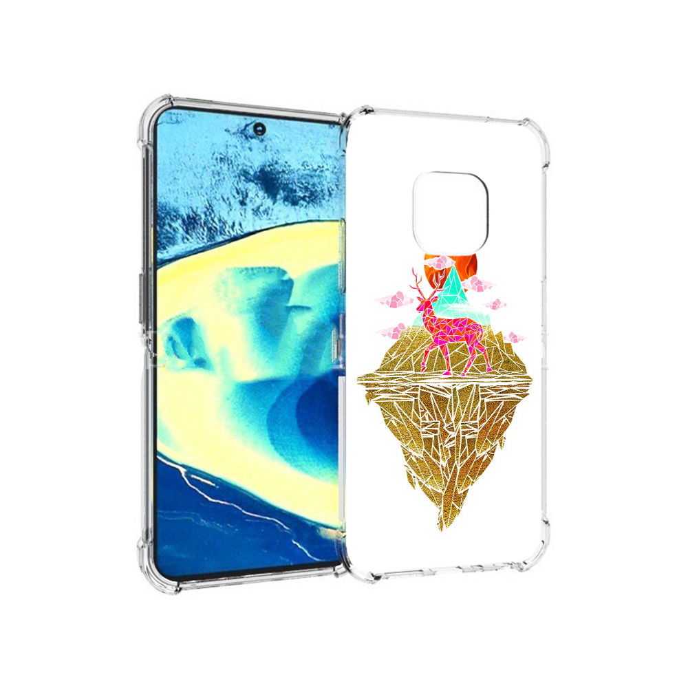 

Чехол MyPads Tocco для Nokia XR20 розовый олень абстракция (PT161671.111.586), Прозрачный, Tocco