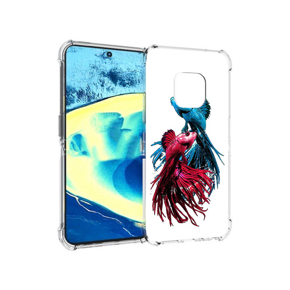 

Чехол MyPads Tocco для Nokia XR20 рыбы петушки (PT161671.111.592), Прозрачный, Tocco