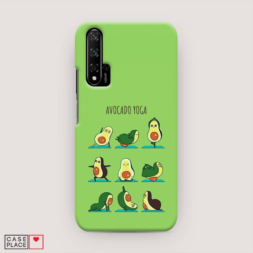 фото Чехол awog "авокадо йога" для honor 20 pro