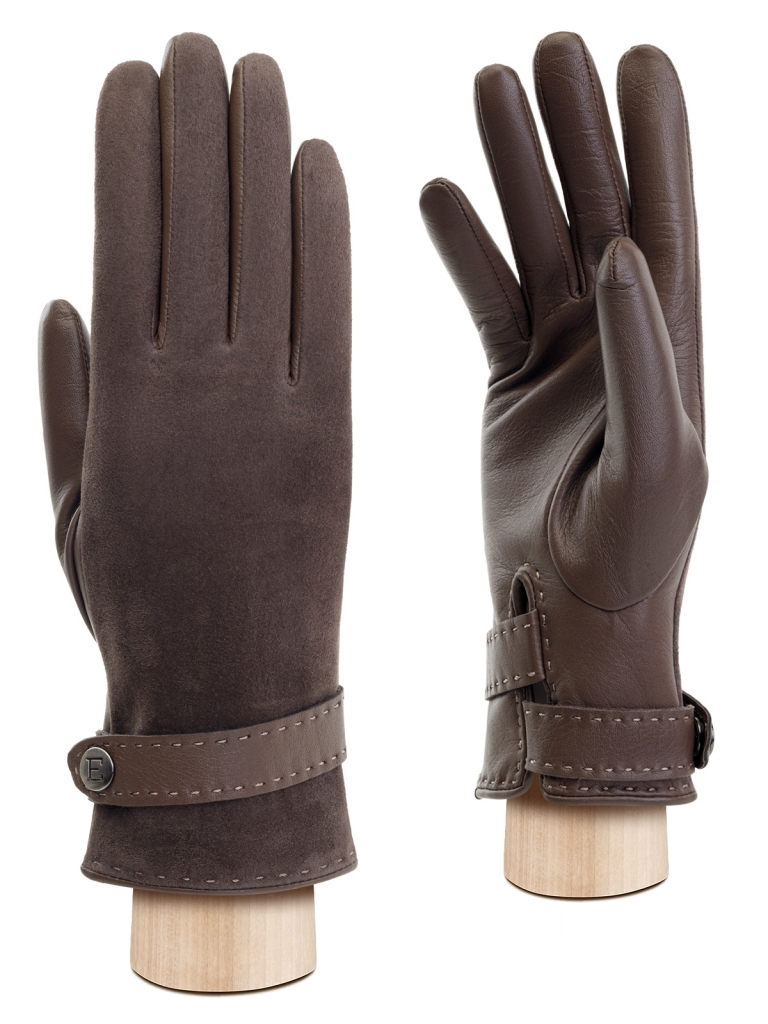 

Перчатки женские Eleganzza IS5051 серо-коричневые 6.5, Коричневый, IS5051