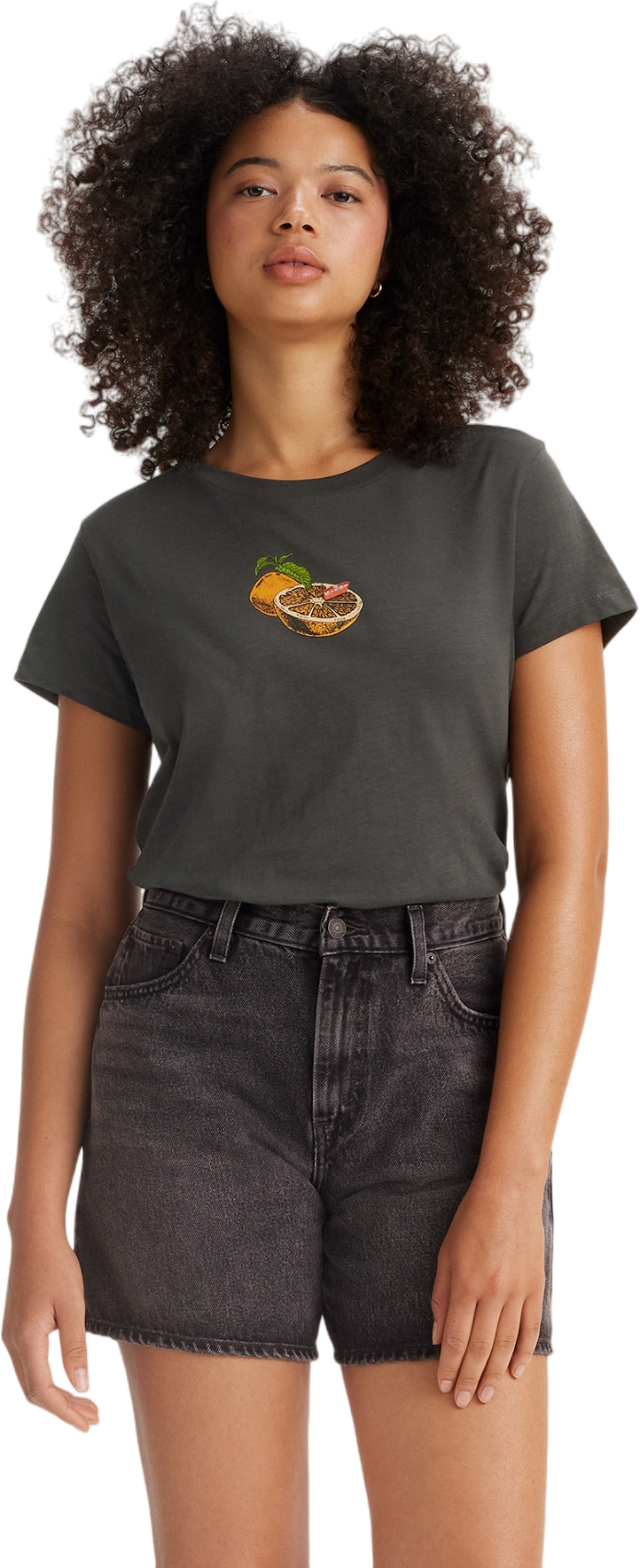 

Футболка женская LEVIS Women Graphic Boxy T-Shirt черная M, Черный, Women Graphic Boxy T-Shirt