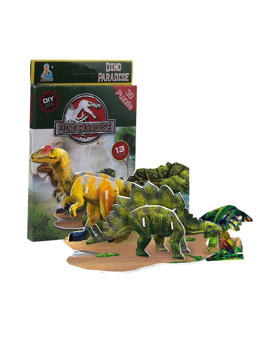 3D пазл развивающий Fun Toy для детей динозавр F&T008dino-1