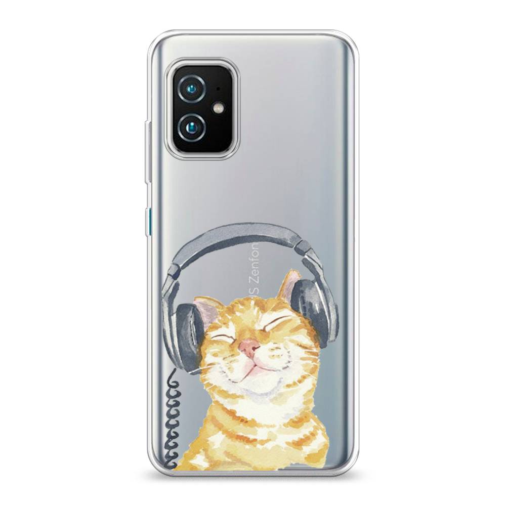 

Чехол Awog "Кот меломан" для Asus ZenFone 8