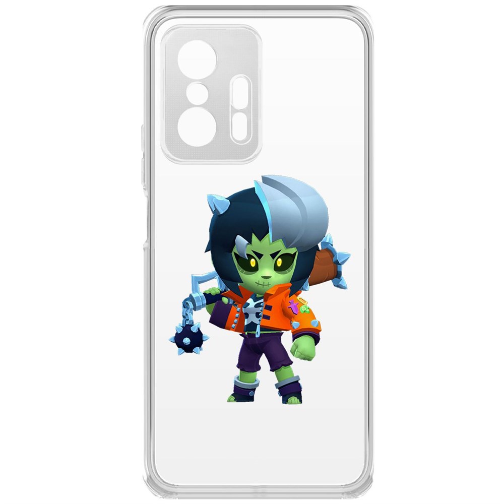 

Чехол-накладка Brawl Stars-ЗомБиби для Xiaomi 11T, Прозрачный