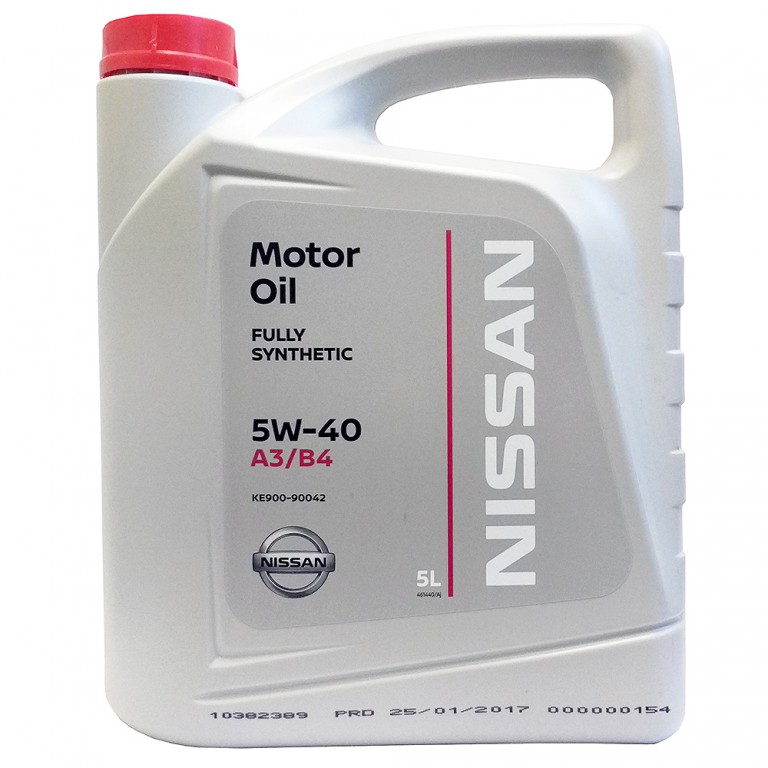 Моторное масло Nissan Motor Oil synthetic technology 5W40 5л