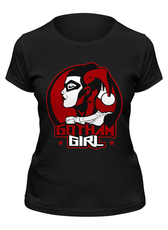 

Футболка женская Printio Харли квинн (harley quinn) черная XL, Харли квинн (harley quinn)