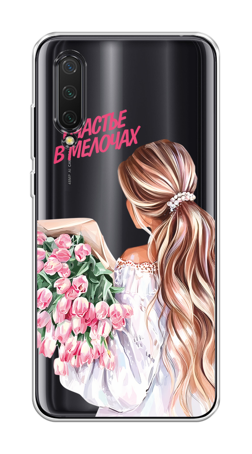 

Чехол на Xiaomi Mi CC9/Mi A3 Lite/Mi 9 Lite "Простые радости", Прозрачный;розовый;белый;бежевый, 36150-1