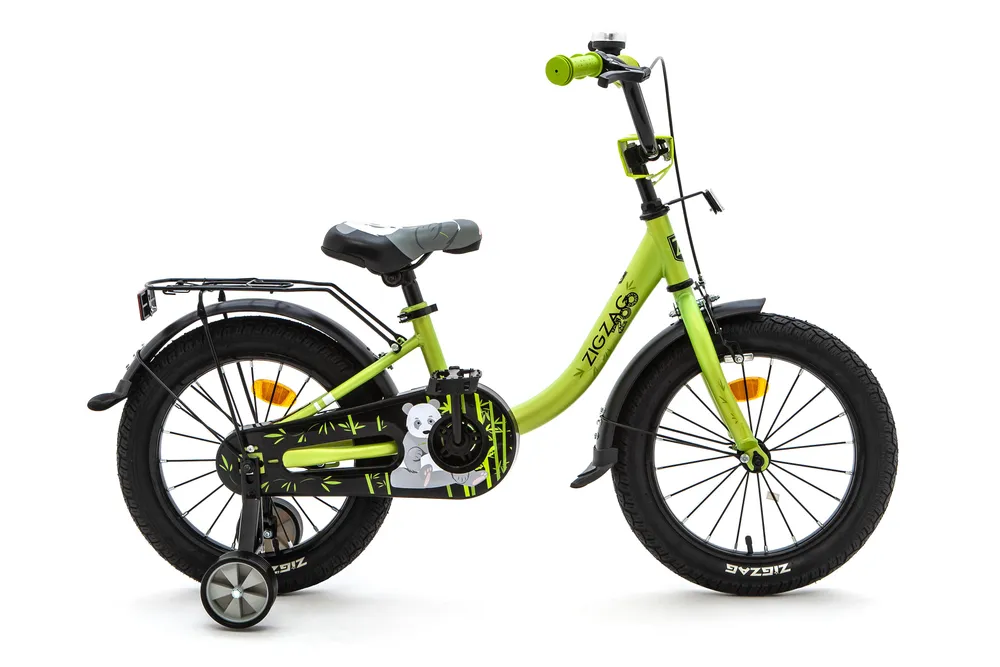 

Велосипед детский двухколесный 16 ZIGZAG ZOO зеленый, ZOO