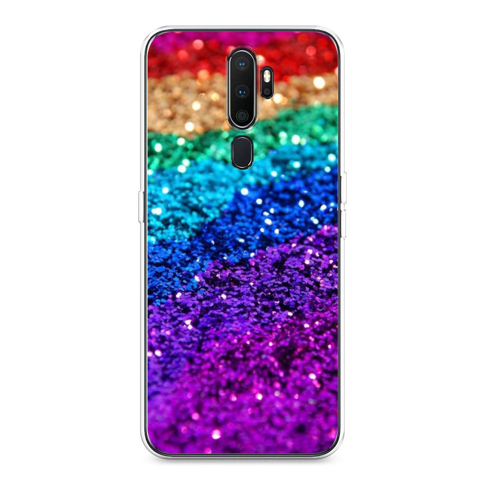 

Чехол Awog на Oppo A5/A9 2020 "Блестящая радуга рисунок", Разноцветный, 251350-3