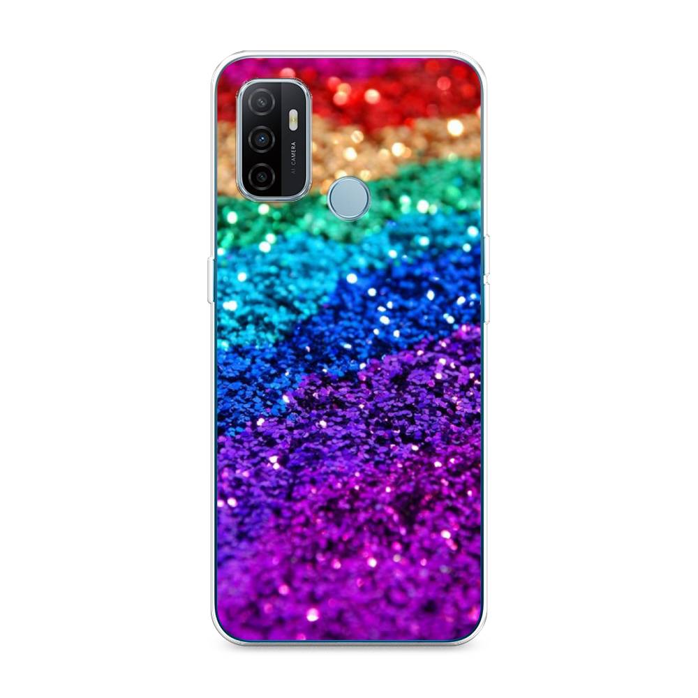 

Чехол Awog на Oppo A53 "Блестящая радуга рисунок", Разноцветный, 254350-3