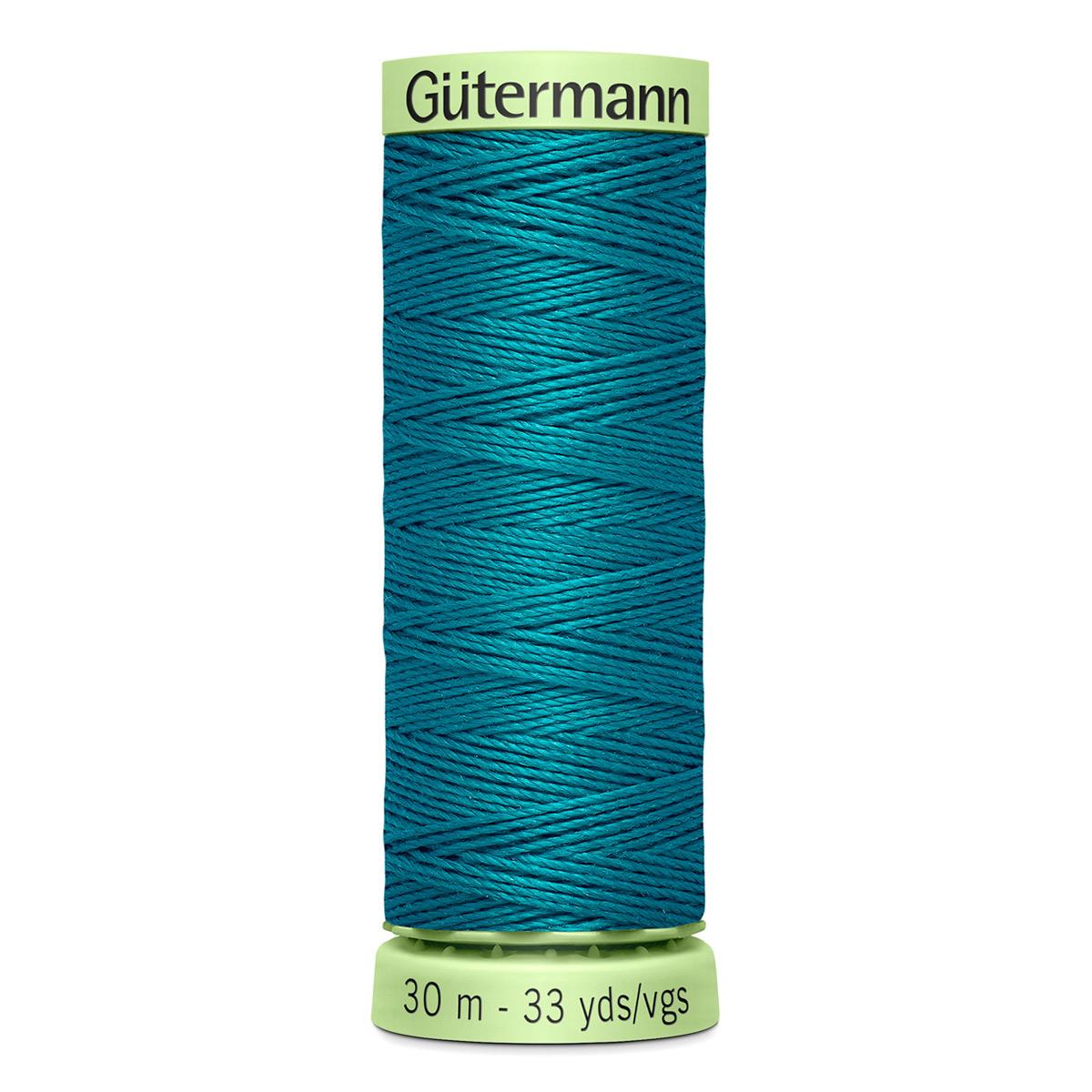 фото Нить gutermann top stitch для отстрочки, 744506, 30 м (189 зеленая бирюза), 5 шт