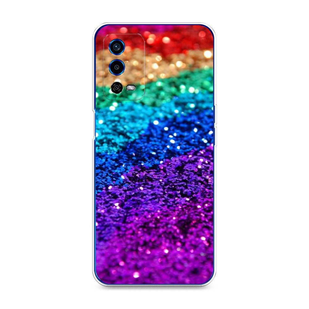 

Чехол Awog на Oppo A55 4G "Блестящая радуга рисунок", Разноцветный, 259150-3