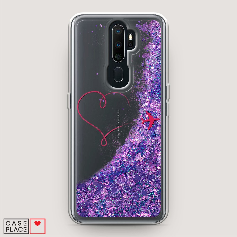 

Чехол Awog на Oppo A5/A9 2020 "Сердце и самолет", Разноцветный, 251392-1