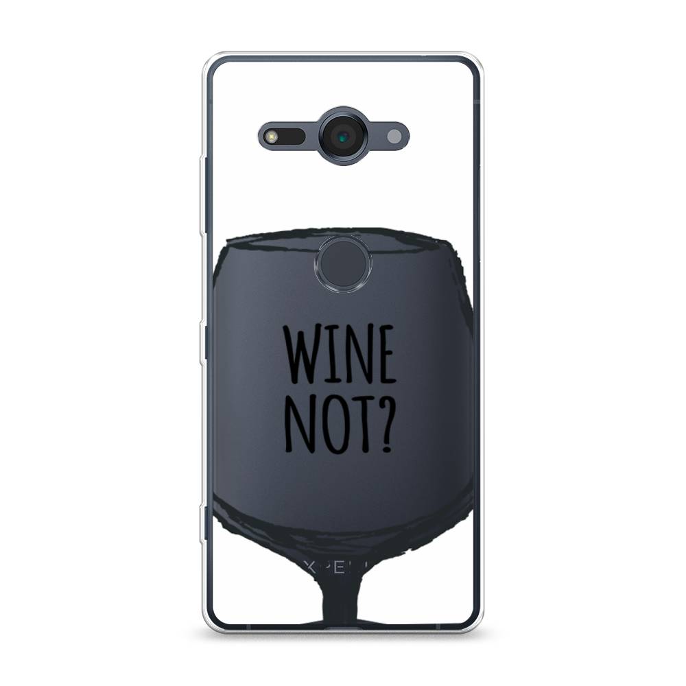 

Чехол для Sony Xperia XZ2 Compact "Wine not white", Белый, 52950-6