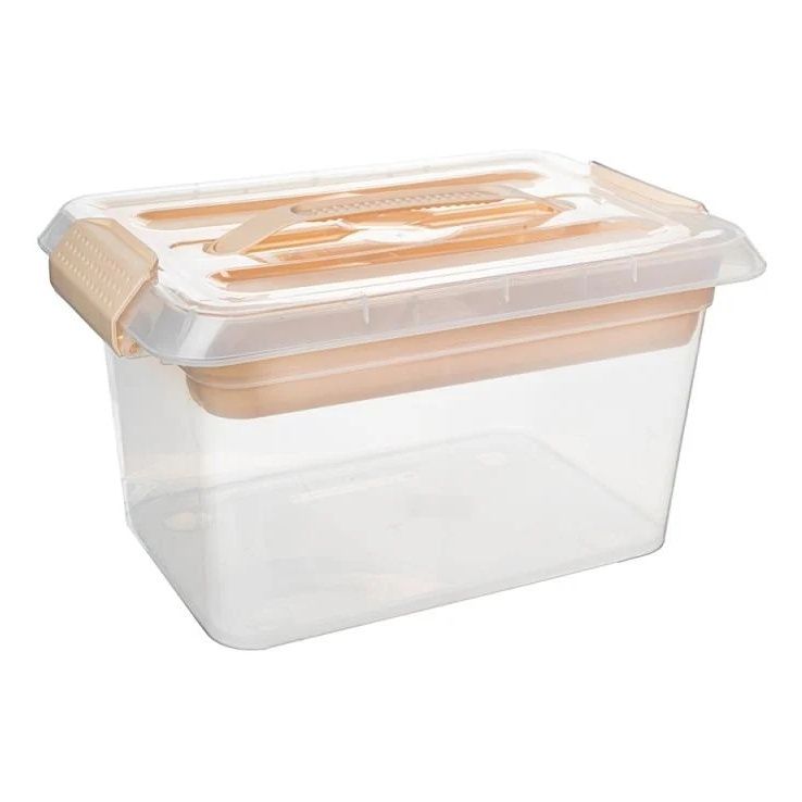 

Контейнер для хранения Полимербыт Smartbox с вкладышем-разделителем 6 л (цвет по наличию)