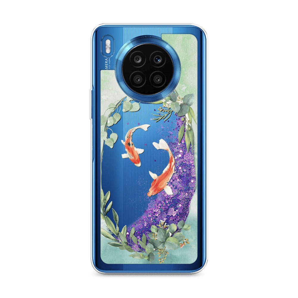 

Чехол Awog на Huawei Nova 8i/Honor 50 lite "Две золотые рыбки", Разноцветный, 6106492-1
