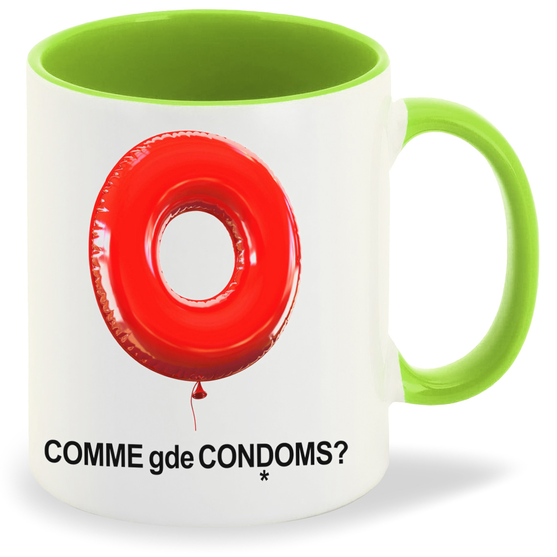 фото Кружка coolpodarok comme gde condoms