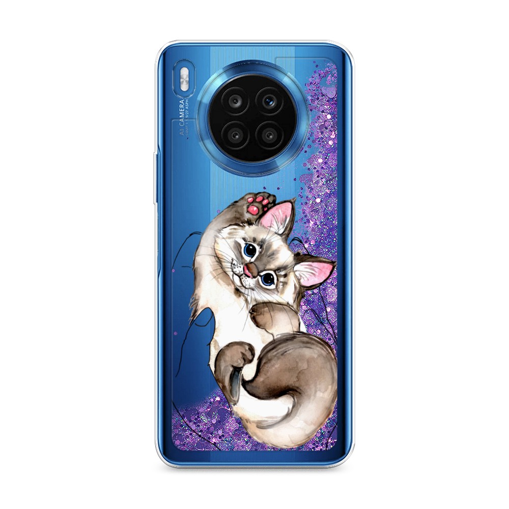 

Чехол Awog на Huawei Nova 8i/Honor 50 lite "Котенок в ладошках", Разноцветный, 6106492-1