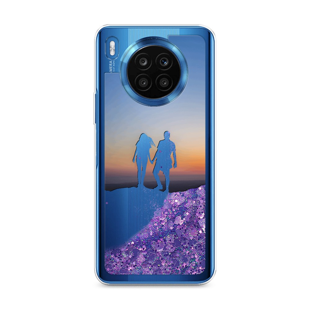 

Чехол Awog на Huawei Nova 8i/Honor 50 lite "Пара на краю света", Разноцветный, 6106492-1