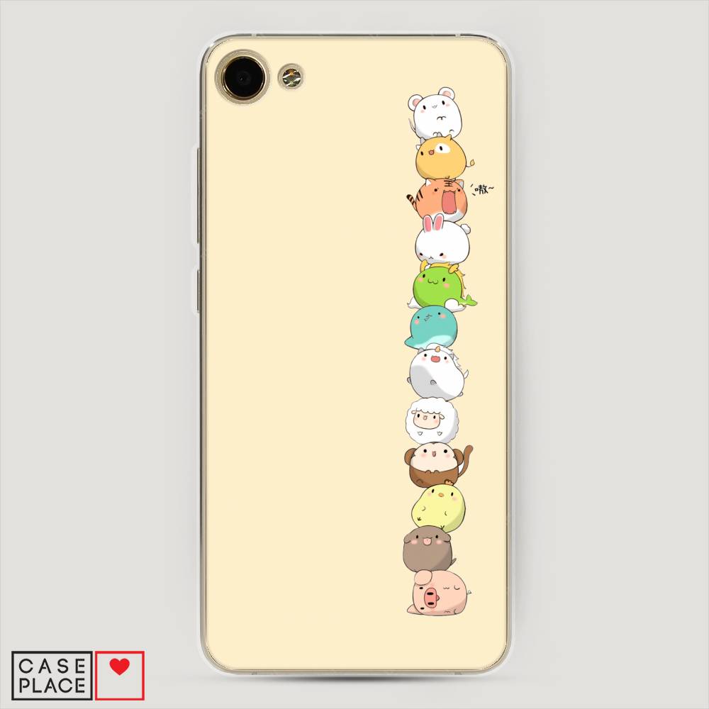 

Чехол Awog на Meizu U10 "Питомцы Чиби", Желтый, 71250-2