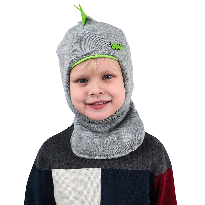 фото Балаклава детская baziator cl00xx, светло-серый, 48-50