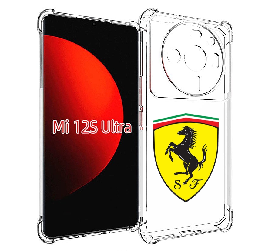 

Чехол MyPads Ferrari-3 мужской для Xiaomi 12S Ultra, Прозрачный, Tocco