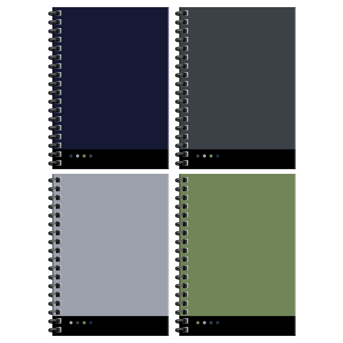 

Записная книжка А6 96л., на гребне ArtSpace "Deep monocolor", твердая обложка, глянцева